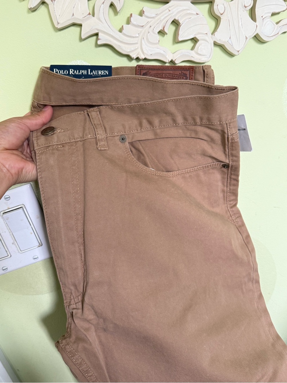 Ralph Lauren Men's Tan Chino Pants - Picture 3 of 6